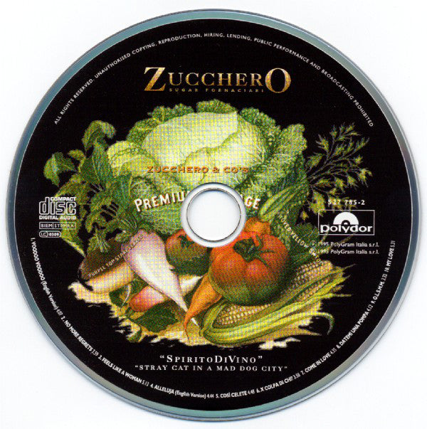 Zucchero : SpiritoDiVino (Stray Cat In A Mad Dog City) (CD, Album)