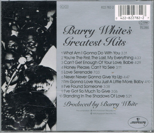 Barry White : Barry White's Greatest Hits (CD, Comp, RE)