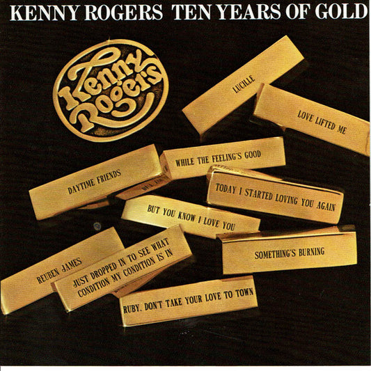 Kenny Rogers : Ten Years Of Gold (CD, Comp, RE)