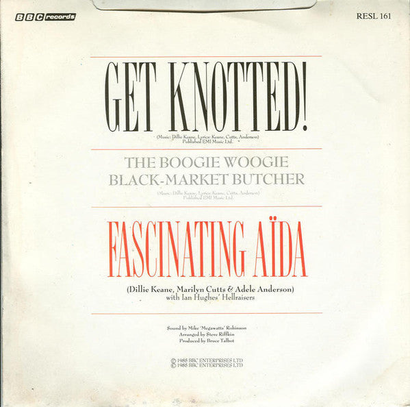 Fascinating Aida With Ian Hughes' Hellraisers : Get Knotted! (7")