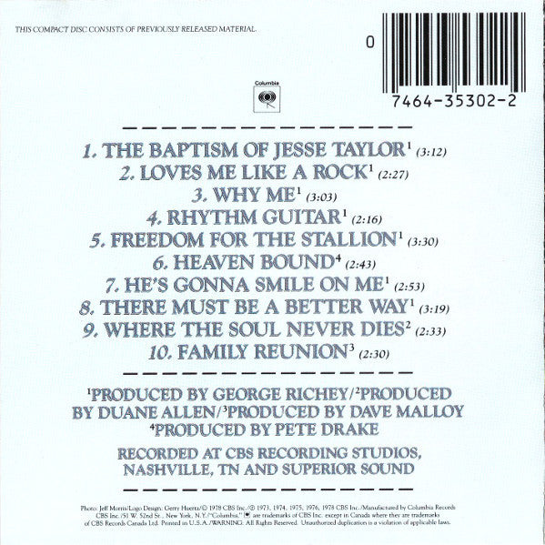 The Oak Ridge Boys : The Best Of The Oak Ridge Boys (CD, Comp, RP)