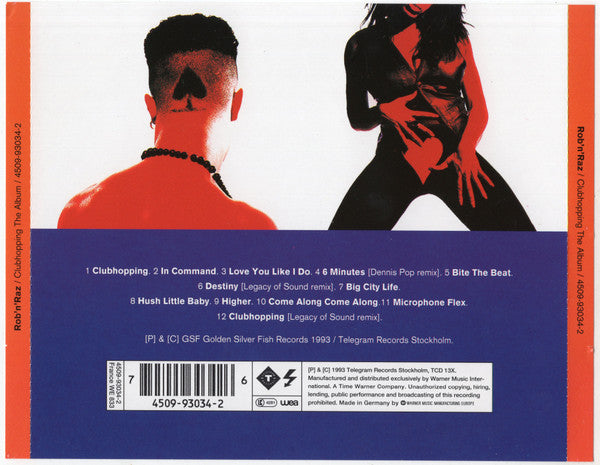 Rob 'N' Raz : Clubhopping (The Album) (CD, Album)