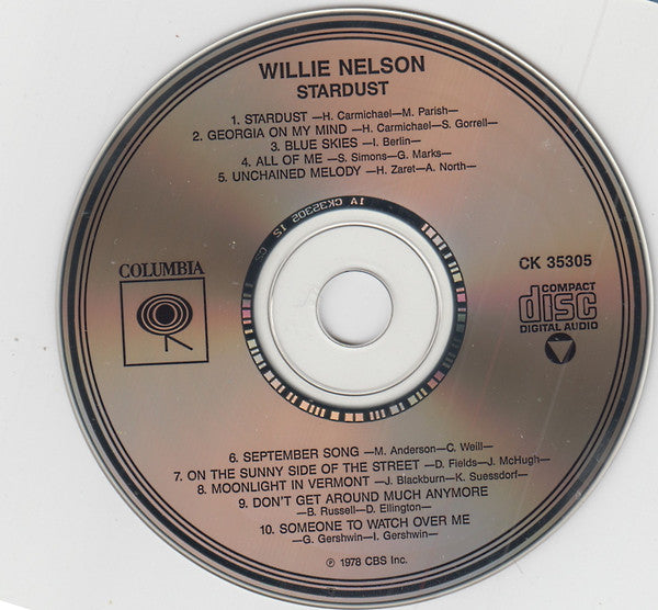 Willie Nelson : Stardust (CD, Album, RE)