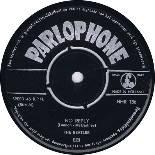 The Beatles : No Reply (7", Single)