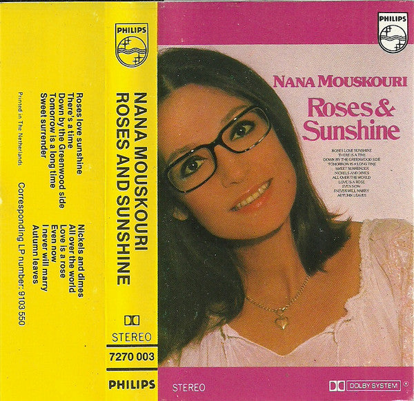 Nana Mouskouri : Roses & Sunshine (Cass)