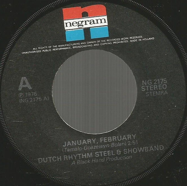 The Dutch Rhythm Steel & Showband : January, February (7", Single)