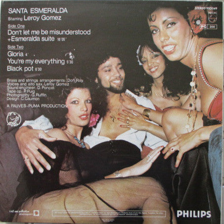 Santa Esmeralda Starring Leroy Gomez : Don't Let Me Be Misunderstood (LP, Album, RE)