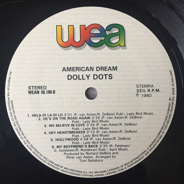 Dolly Dots : American Dream (LP, Album, RE)