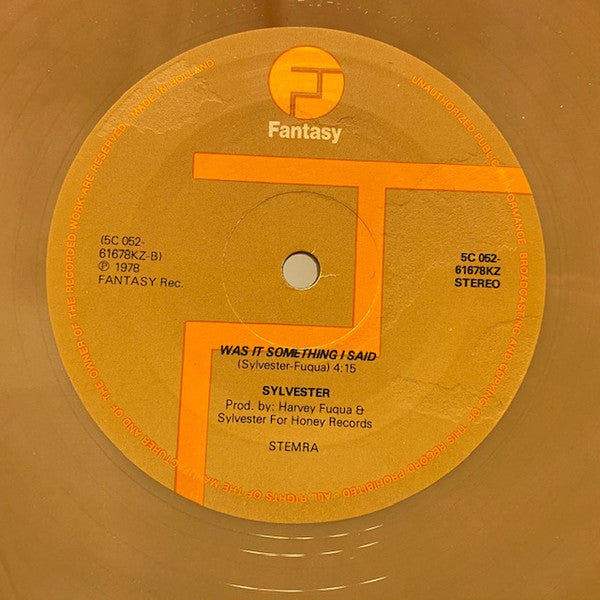 Sylvester : You Make Me Feel (Mighty Real) (12", Single, Bro)