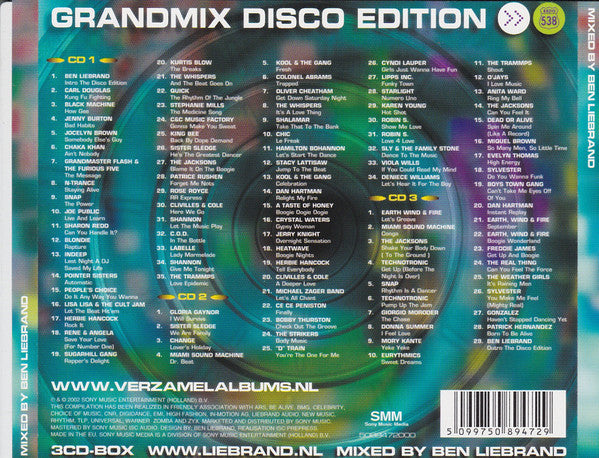 Ben Liebrand : Grandmix - The Disco Edition (3xCD, Mixed)