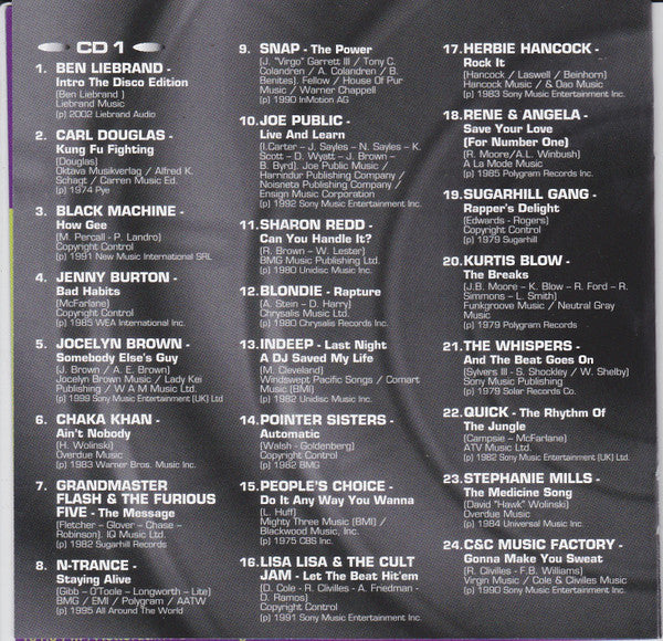 Ben Liebrand : Grandmix - The Disco Edition (3xCD, Mixed)