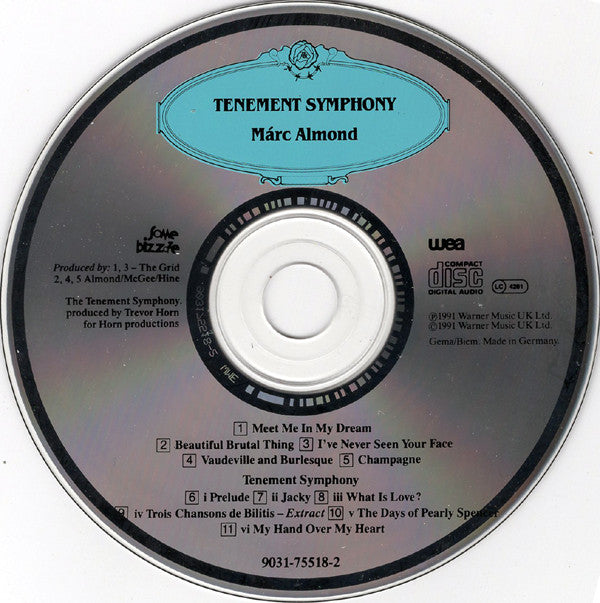 Marc Almond : Tenement Symphony (CD, Album)