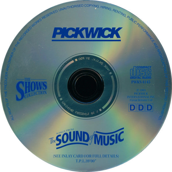 The West End Orchestra Conducted By  Matthew Freeman (3) - Starring: Denis Quilley, Liz Robertson, Linda Hibberd - Also Featuring The Master Singers : The Songs From The Sound Of Music (CD, Album)