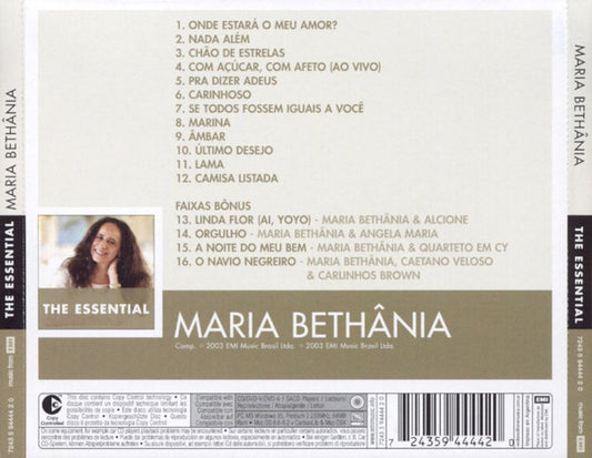 Maria Bethânia : The Essential (CD, Comp, Copy Prot.)