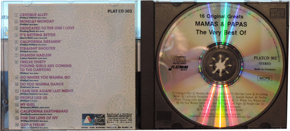 The Mamas & The Papas : The Very Best Of Mamas & Papas (CD, Comp)