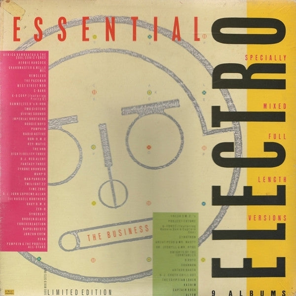 Various : Essential Electro | The Business (9xLP, Comp, Ltd, Mixed + Box)