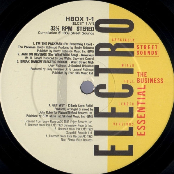 Various : Essential Electro | The Business (9xLP, Comp, Ltd, Mixed + Box)