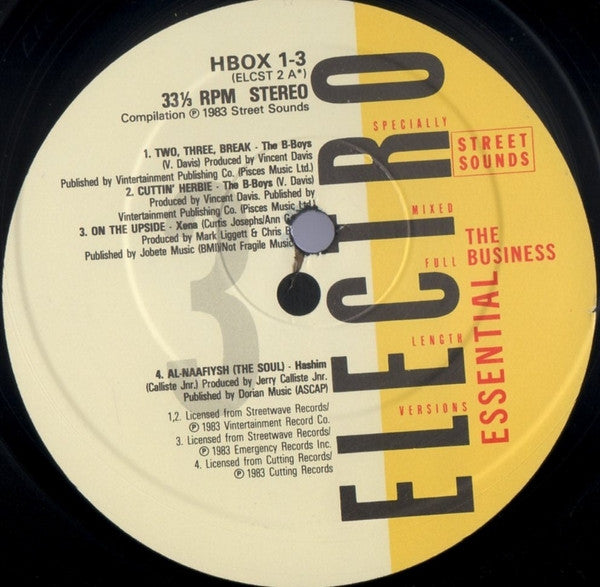 Various : Essential Electro | The Business (9xLP, Comp, Ltd, Mixed + Box)