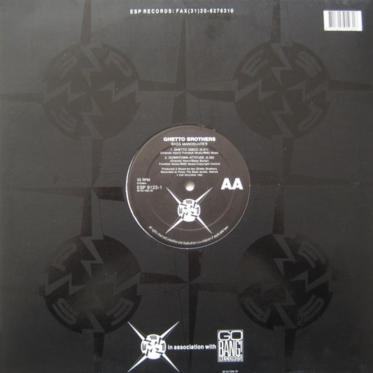 Ghetto Brothers : Bass Manoeuvres (12")
