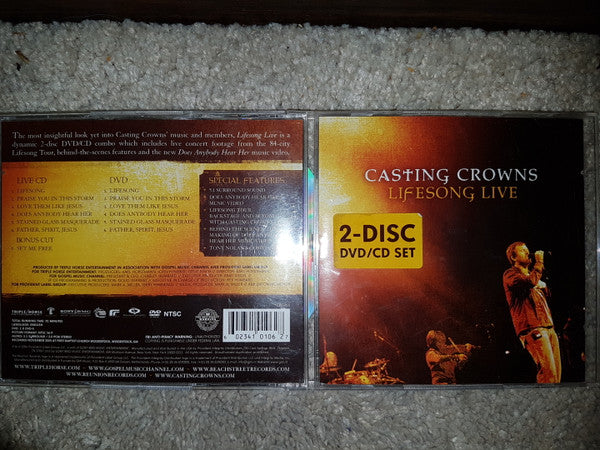 Casting Crowns : Lifesong Live (CD, Album + DVD, Album)