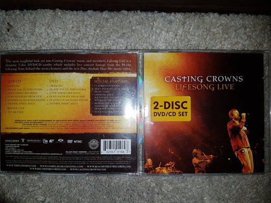 Casting Crowns : Lifesong Live (CD, Album + DVD, Album)