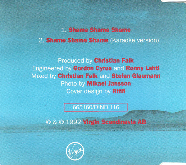 Izabella : Shame Shame Shame (CD, Single)
