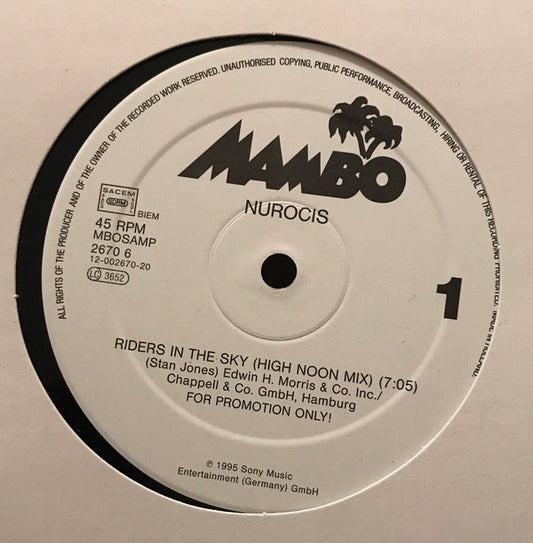 Nurocis : Riders In The Sky (12", Promo)