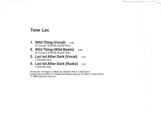 Tone Loc : Wild Thing (CD, Maxi)