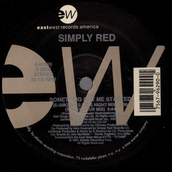 Simply Red : Something Got Me Started (The Steve Hurley Remixes) (12")