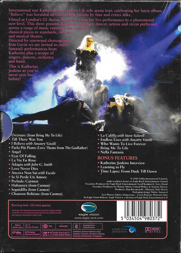Katherine Jenkins : Believe (Live From The O2) (DVD-V, Multichannel, PAL)