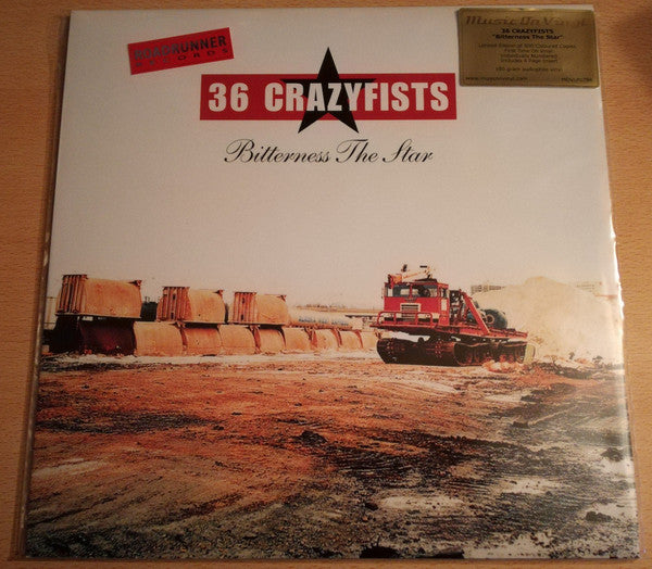 36 Crazyfists : Bitterness The Star (LP, Album, Ltd, Num, RE, Red)