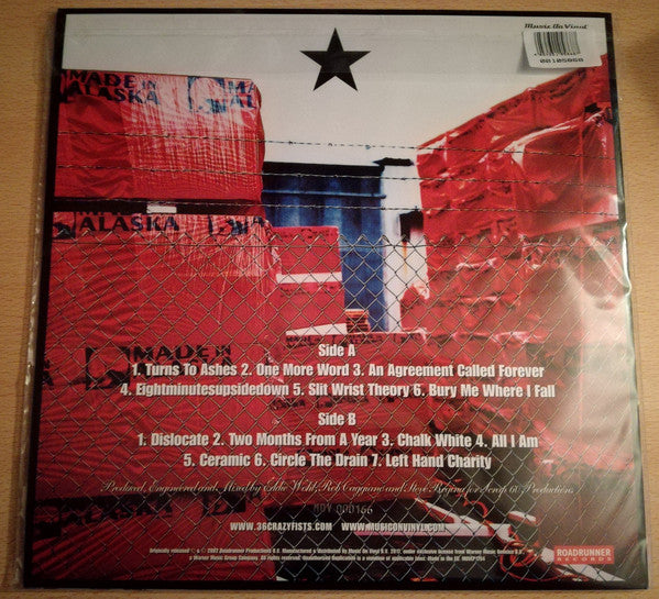 36 Crazyfists : Bitterness The Star (LP, Album, Ltd, Num, RE, Red)