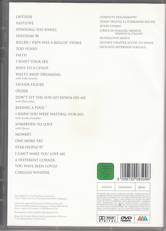 George Michael : Ladies & Gentlemen (The Best Of George Michael) (DVD-V, Comp, PAL)