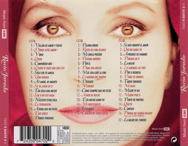 Rocio Jurado : Volcán De Amor Y Fuego (3xCD, Comp)