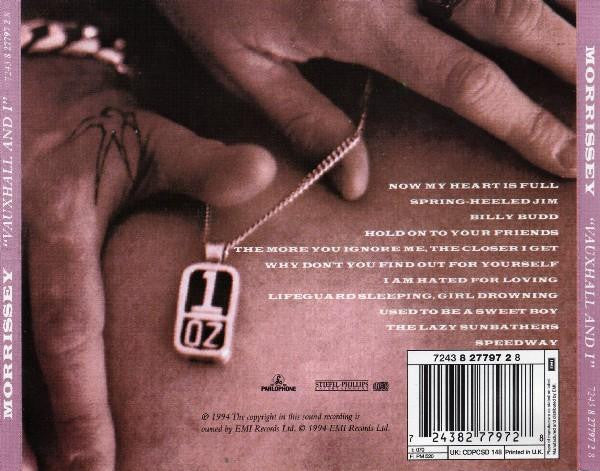 Morrissey : Vauxhall And I (CD, Album)