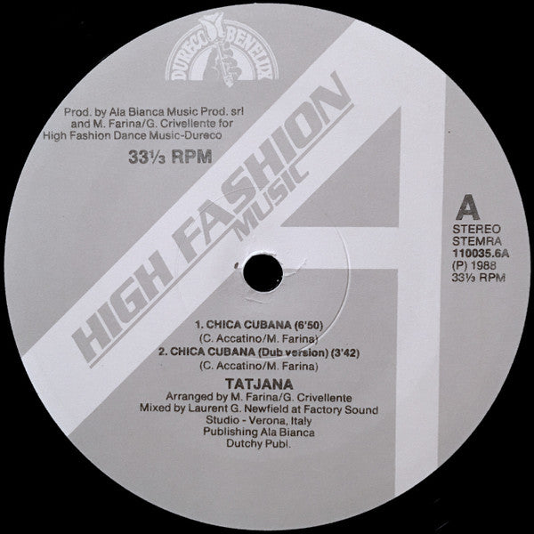 Tatjana : Chica Cubana (12")