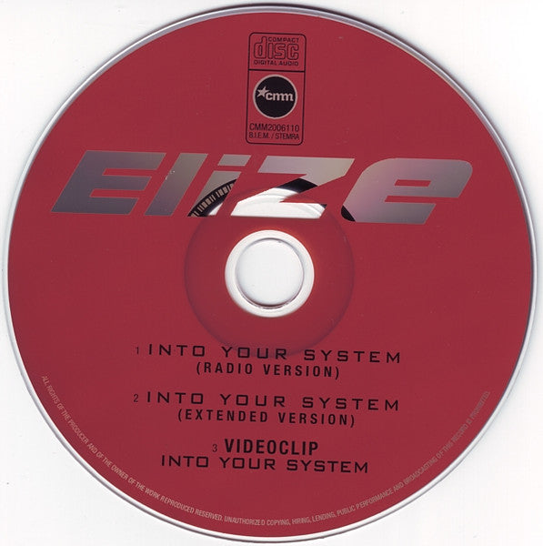 EliZe : Into Your System (CD, Single, Enh)