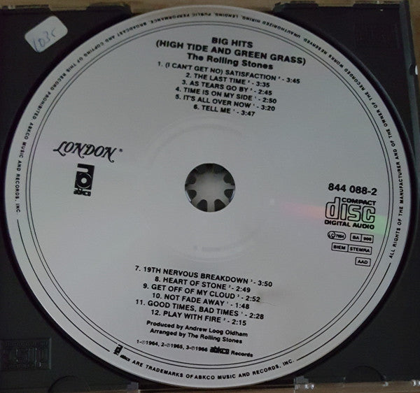 The Rolling Stones : Big Hits (High Tide And Green Grass) (CD, Comp, RM)
