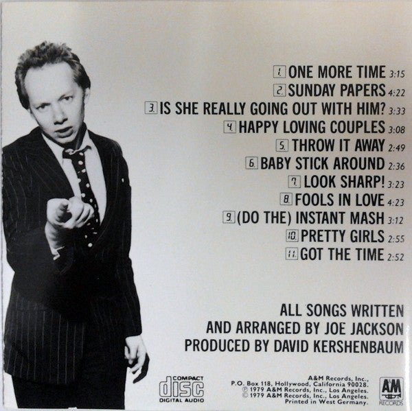 Joe Jackson : Look Sharp! (CD, Album, RE, PMD)