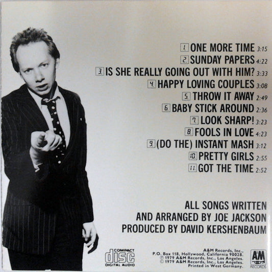 Joe Jackson : Look Sharp! (CD, Album, RE, PMD)