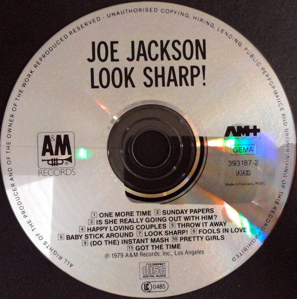 Joe Jackson : Look Sharp! (CD, Album, RE, PMD)
