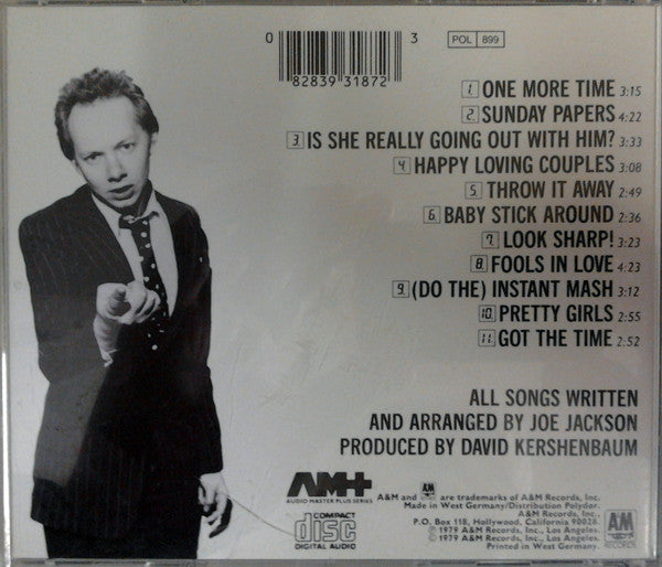 Joe Jackson : Look Sharp! (CD, Album, RE, PMD)