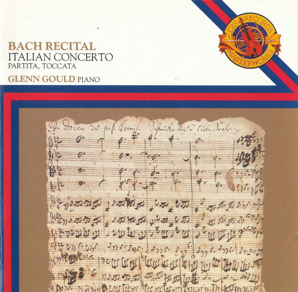 Johann Sebastian Bach, Glenn Gould : Bach Recital (Italian Concerto, Partita, Toccata) (CD, Comp, RE, DAD)