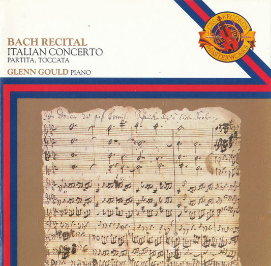 Johann Sebastian Bach, Glenn Gould : Bach Recital (Italian Concerto, Partita, Toccata) (CD, Comp, RE, DAD)