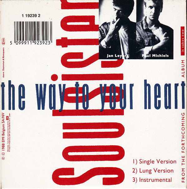 Soulsister : The Way To Your Heart (CD, Single, Car)