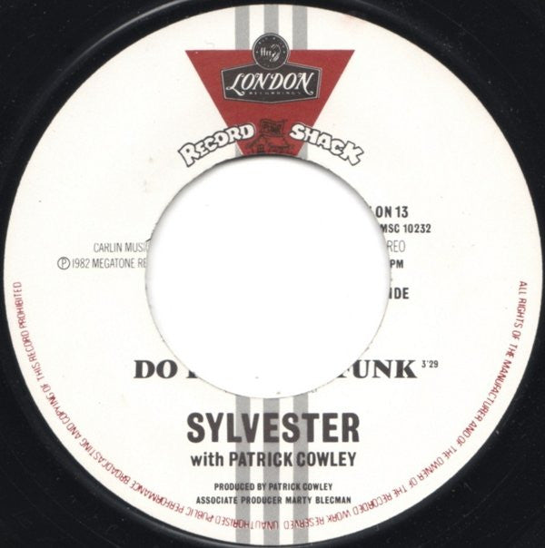 Sylvester With Patrick Cowley : Do Ya Wanna Funk (7", Single)