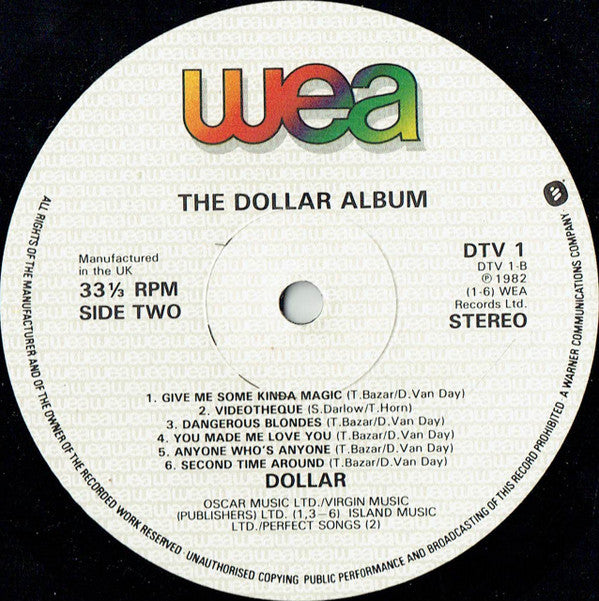 Dollar : The Dollar Album (LP, Album)
