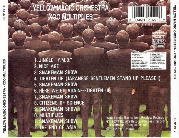 Yellow Magic Orchestra : X∞ Multiplies (CD, Album, RE)
