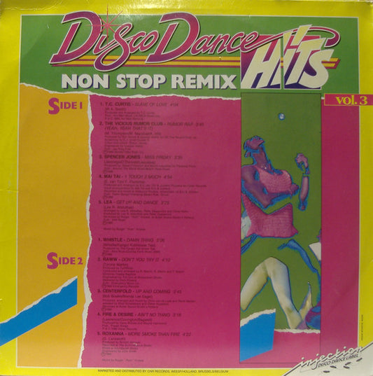 Various : Disco Dance Hits Vol. 3 (LP, Comp, Mixed)