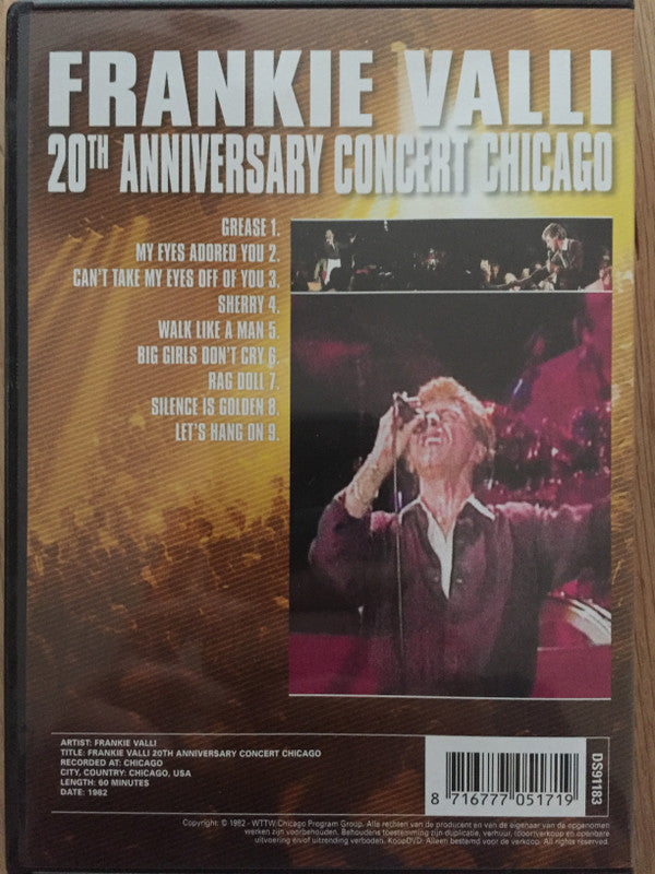 Frankie Valli : 20th Anniversary Concert Chicago (DVD)